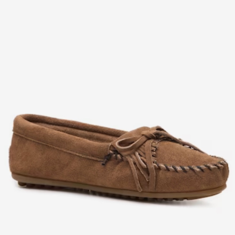 Tan Minnetonka Moccasins
